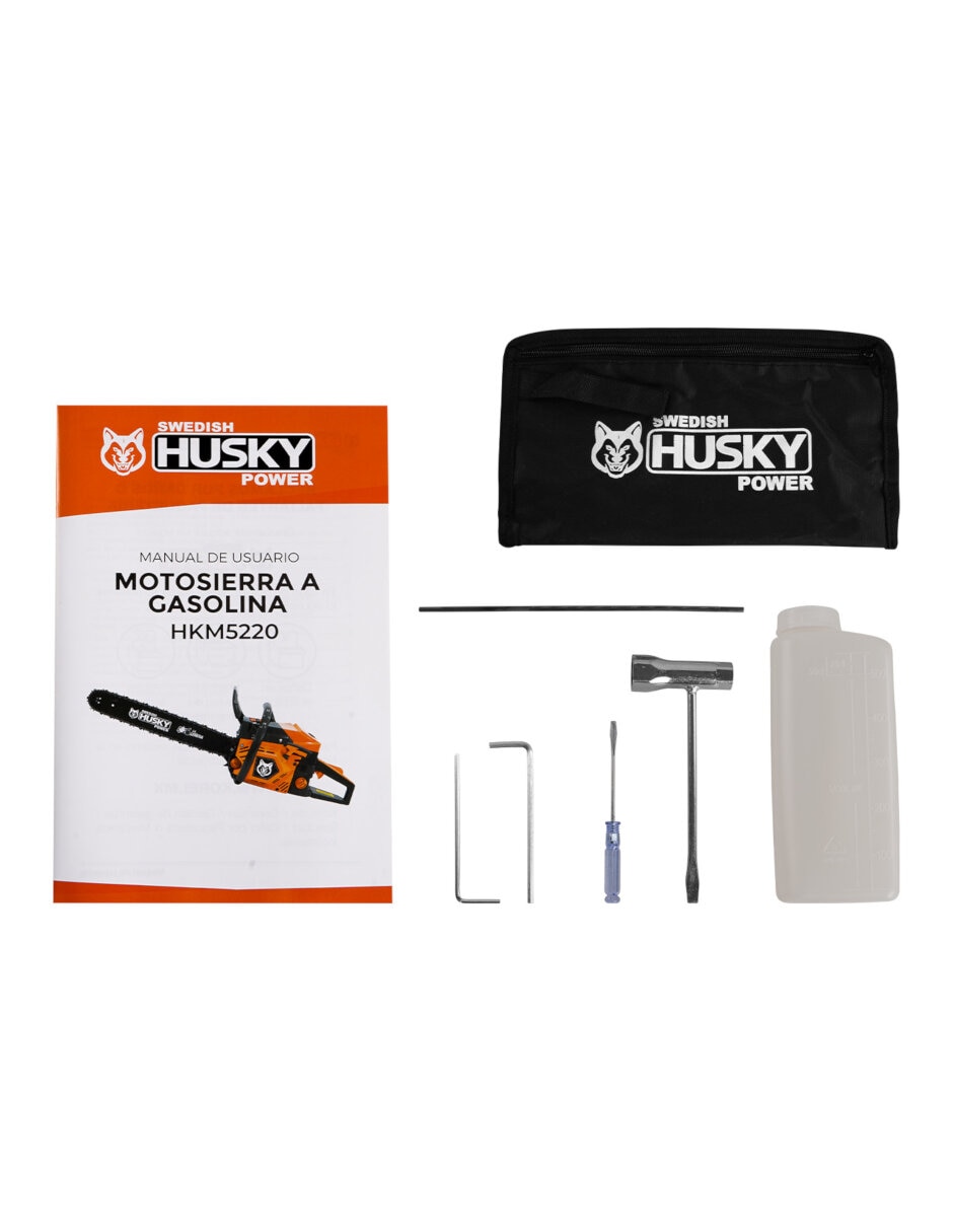 Motosierra a gasolina Swedish Husky Power HKM5220