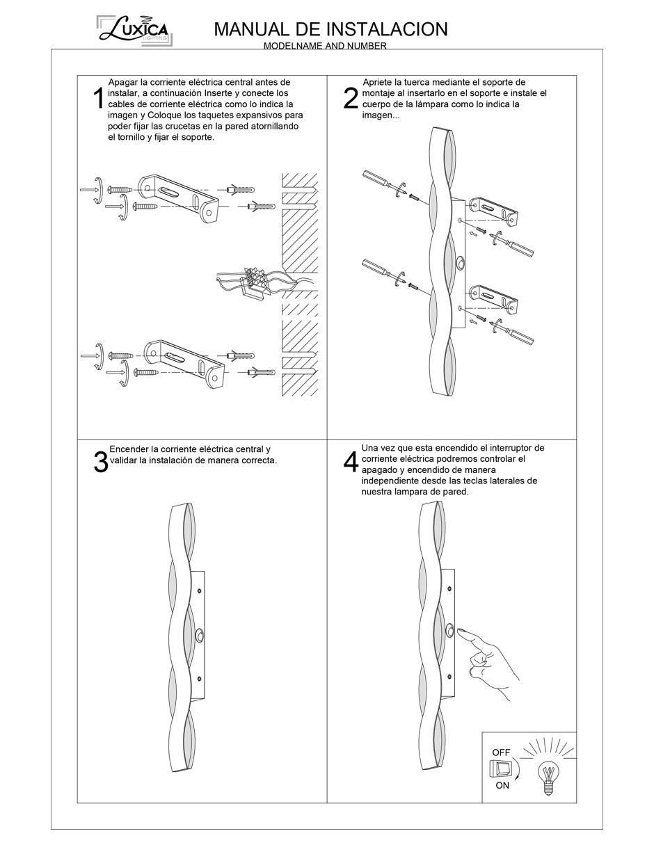 Lámpara Luxica Lighting led Carrara