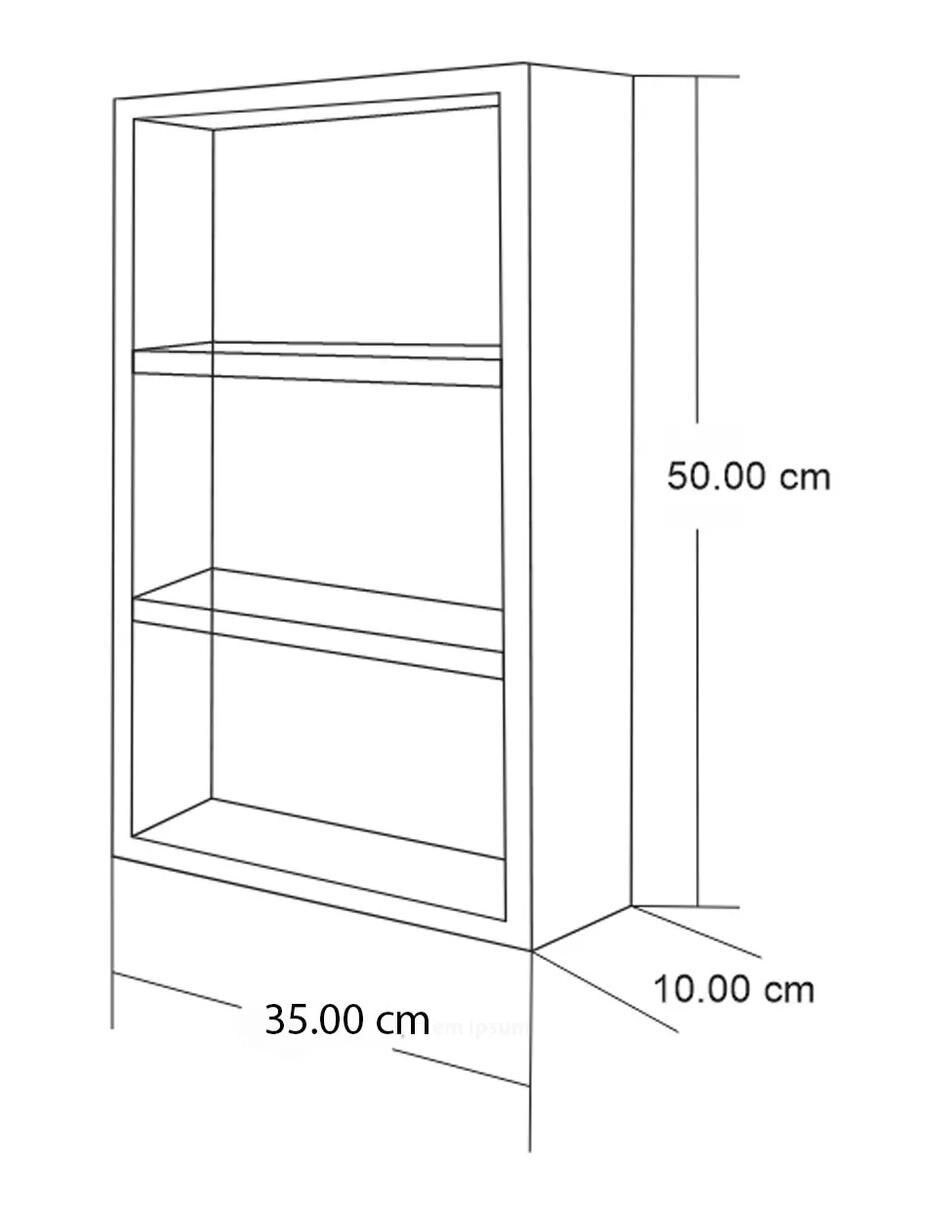Botiquín repisa MDF 4