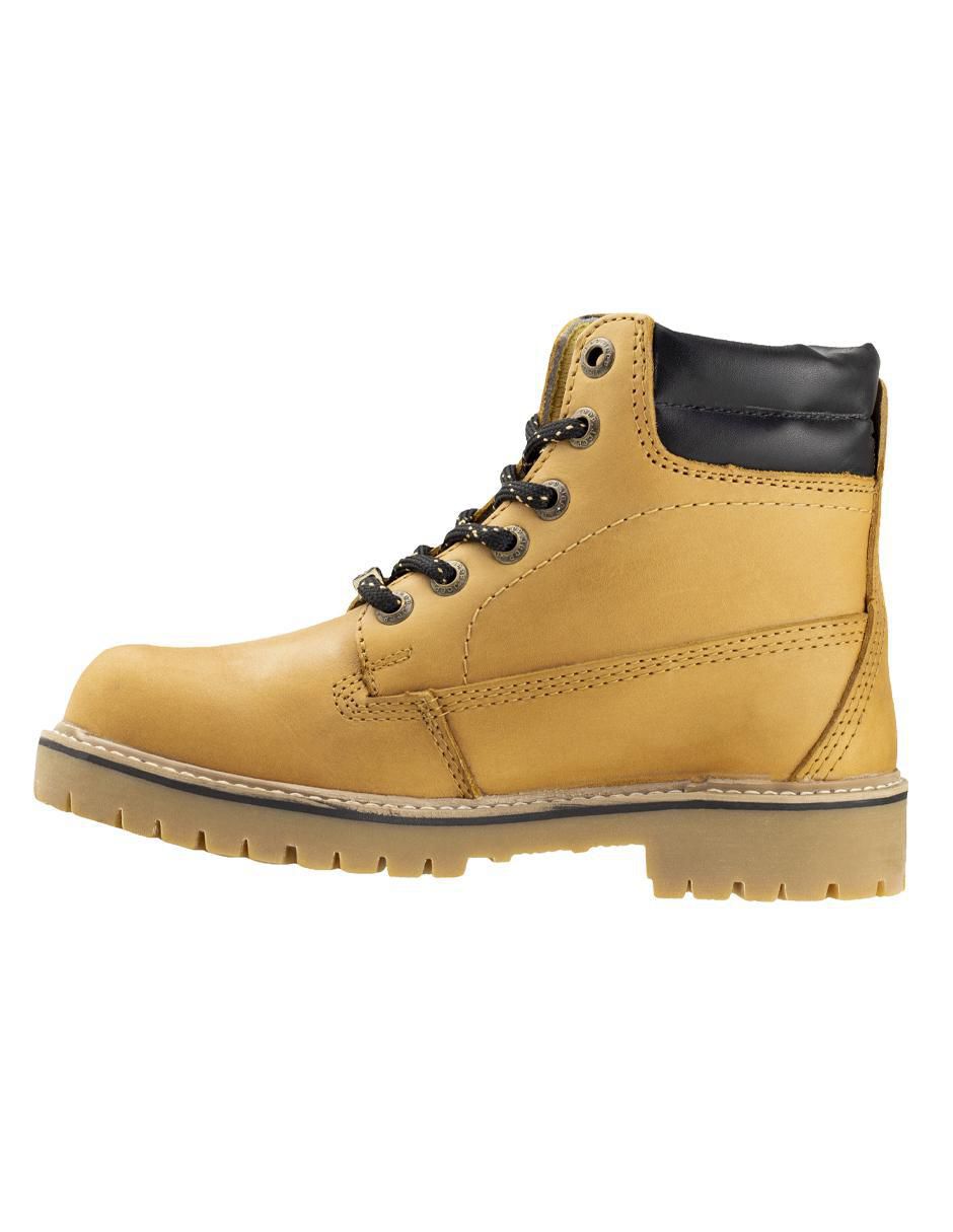 Bota industrial de cuero y piel