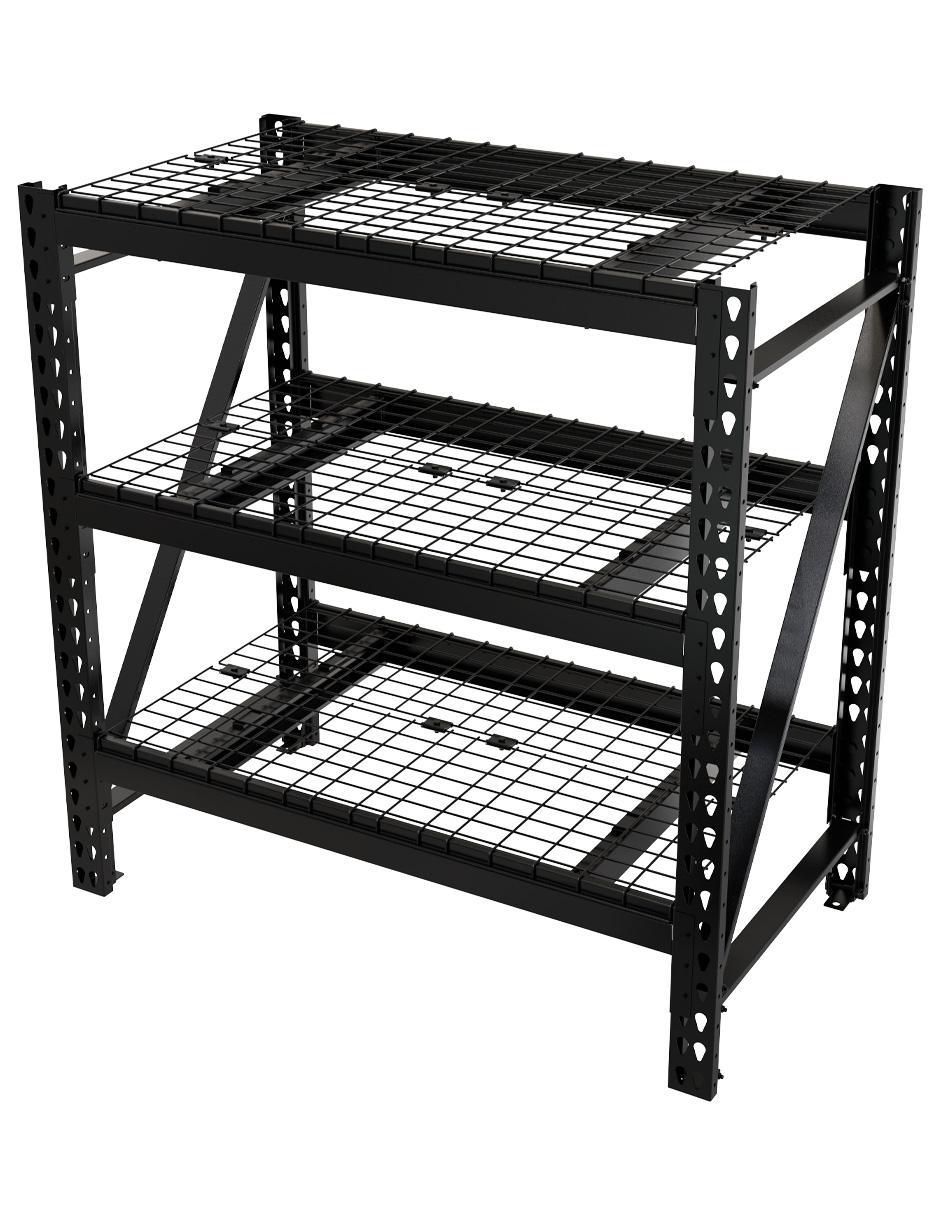 Estante de acero Rack de 3 niveles 3