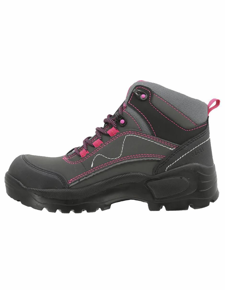 Bota industrial de cuero y tela
