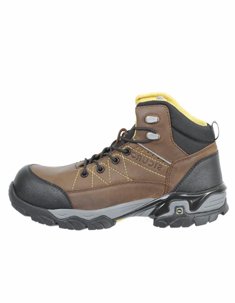 Bota industrial de piel