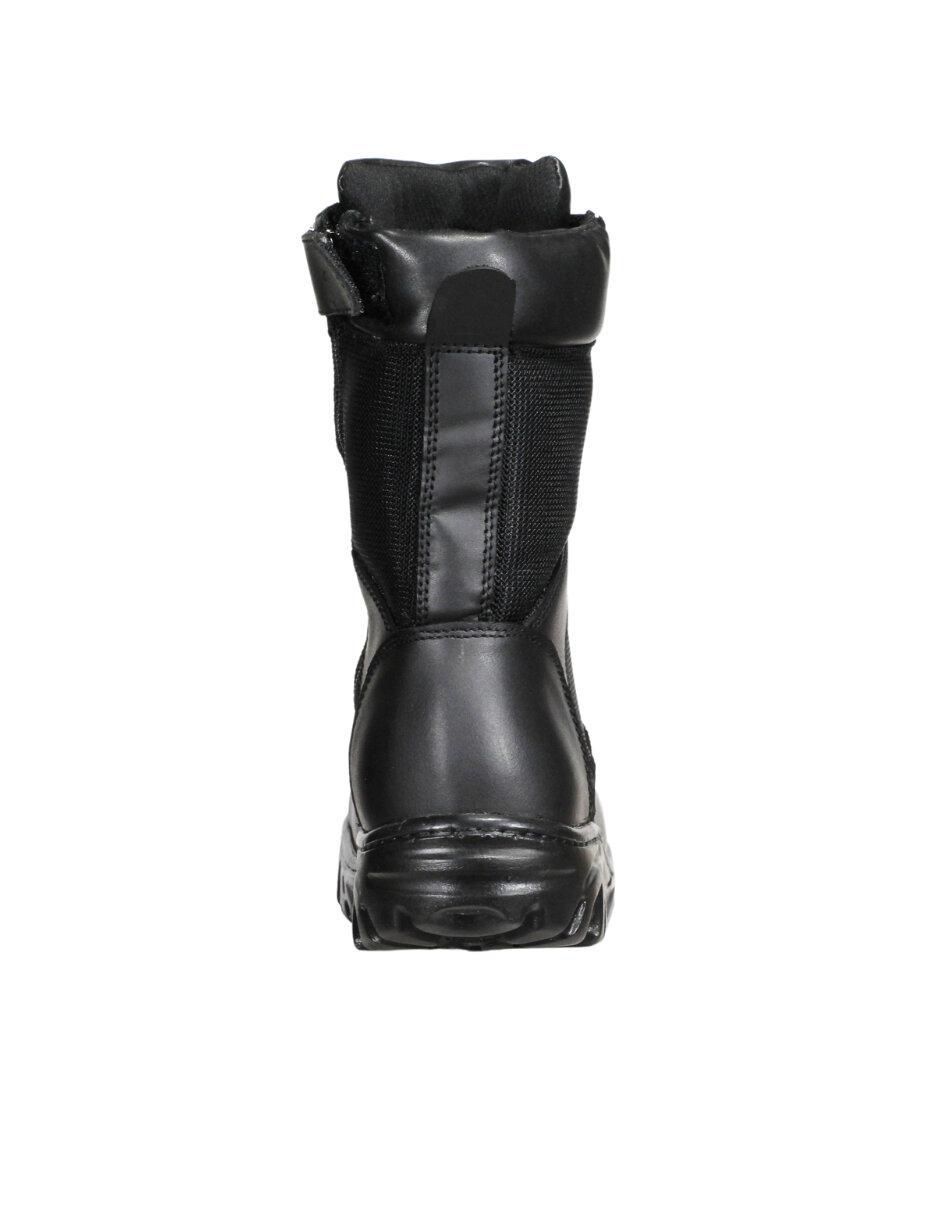 Bota industrial de cuero y tela