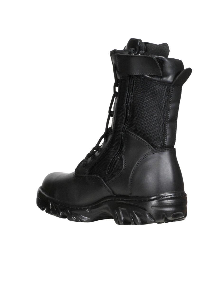 Bota industrial de cuero y tela
