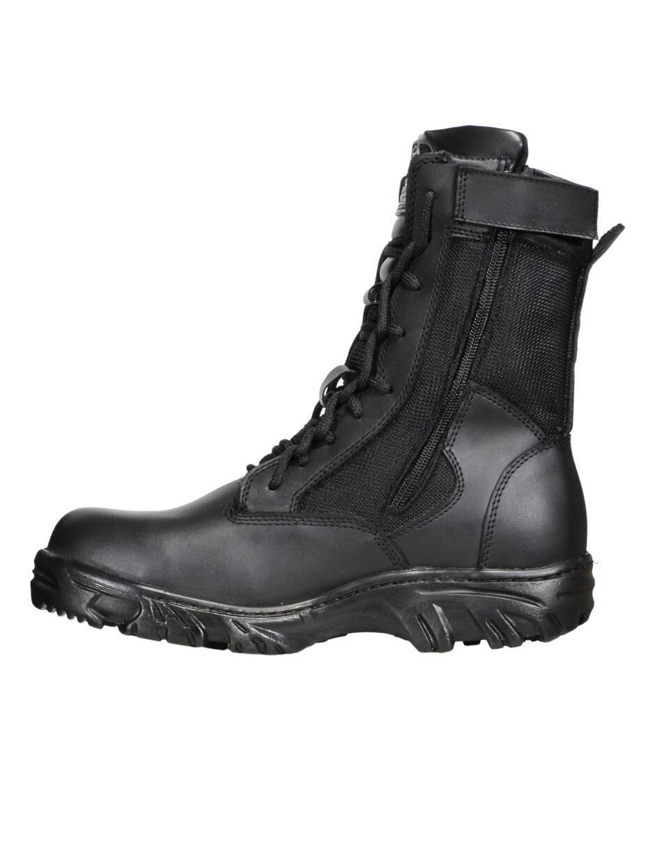 Bota industrial de cuero y tela 6