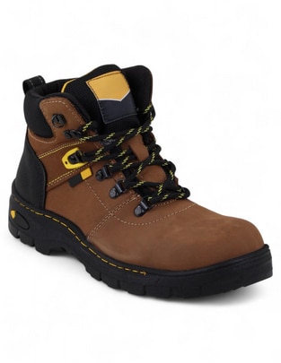 Bota industrial de piel