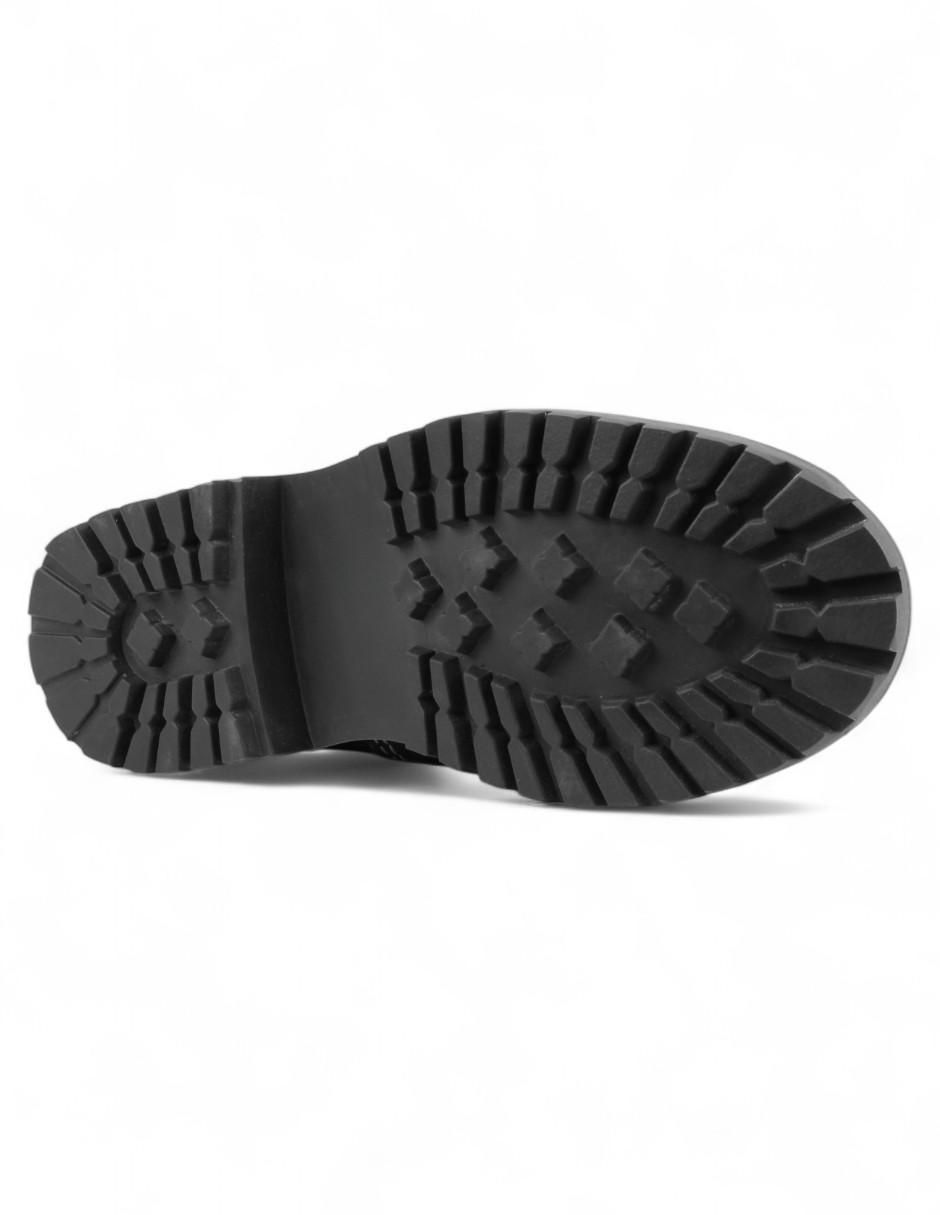 Bota industrial de cuero y piel