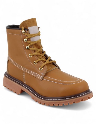 Bota industrial de cuero