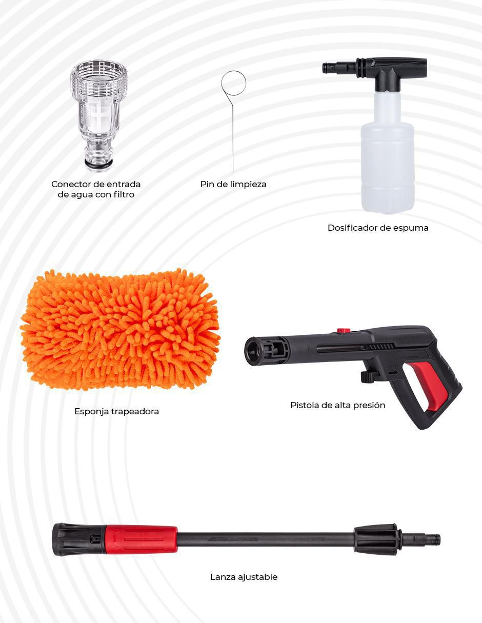 Hidrolavadora EZX1800 2000 psi 7
