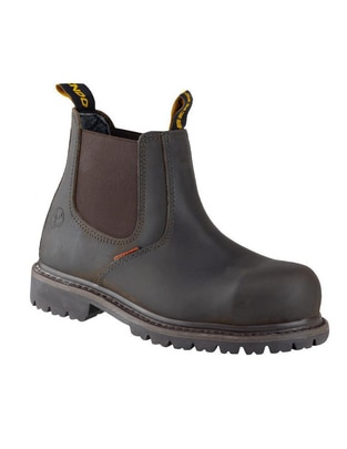 Bota industrial de cuero