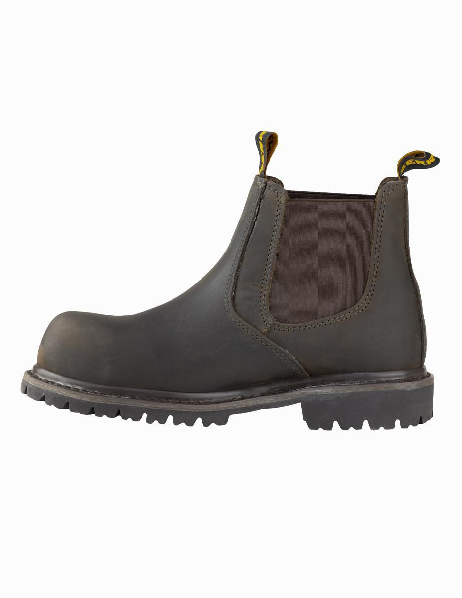Bota industrial de cuero