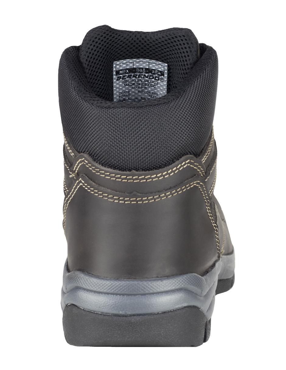 Bota industrial de piel