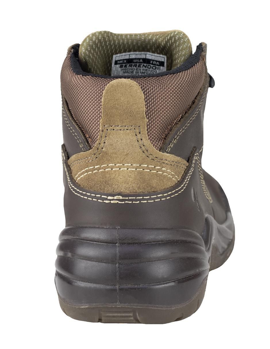 Bota industrial de piel