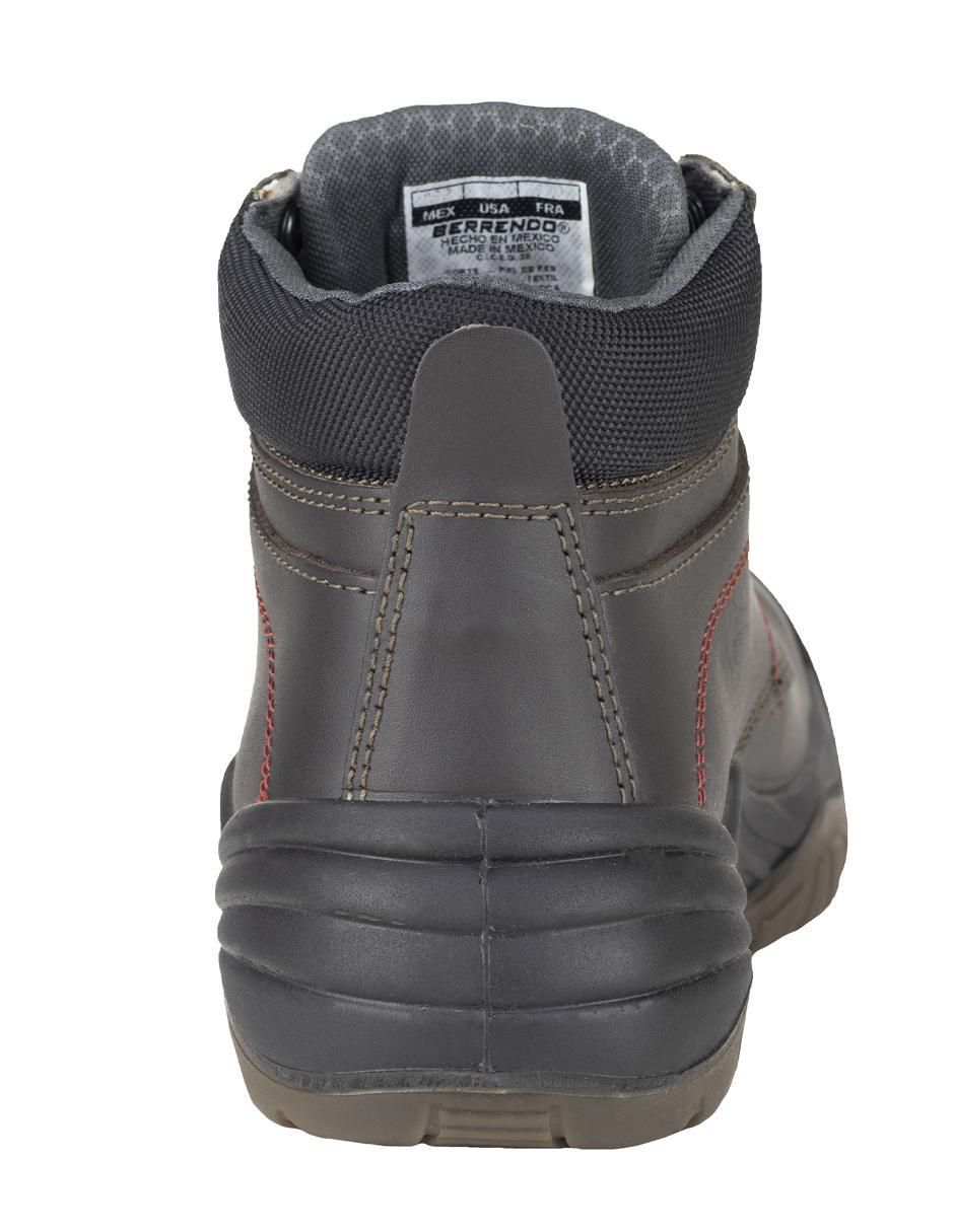 Bota industrial de piel