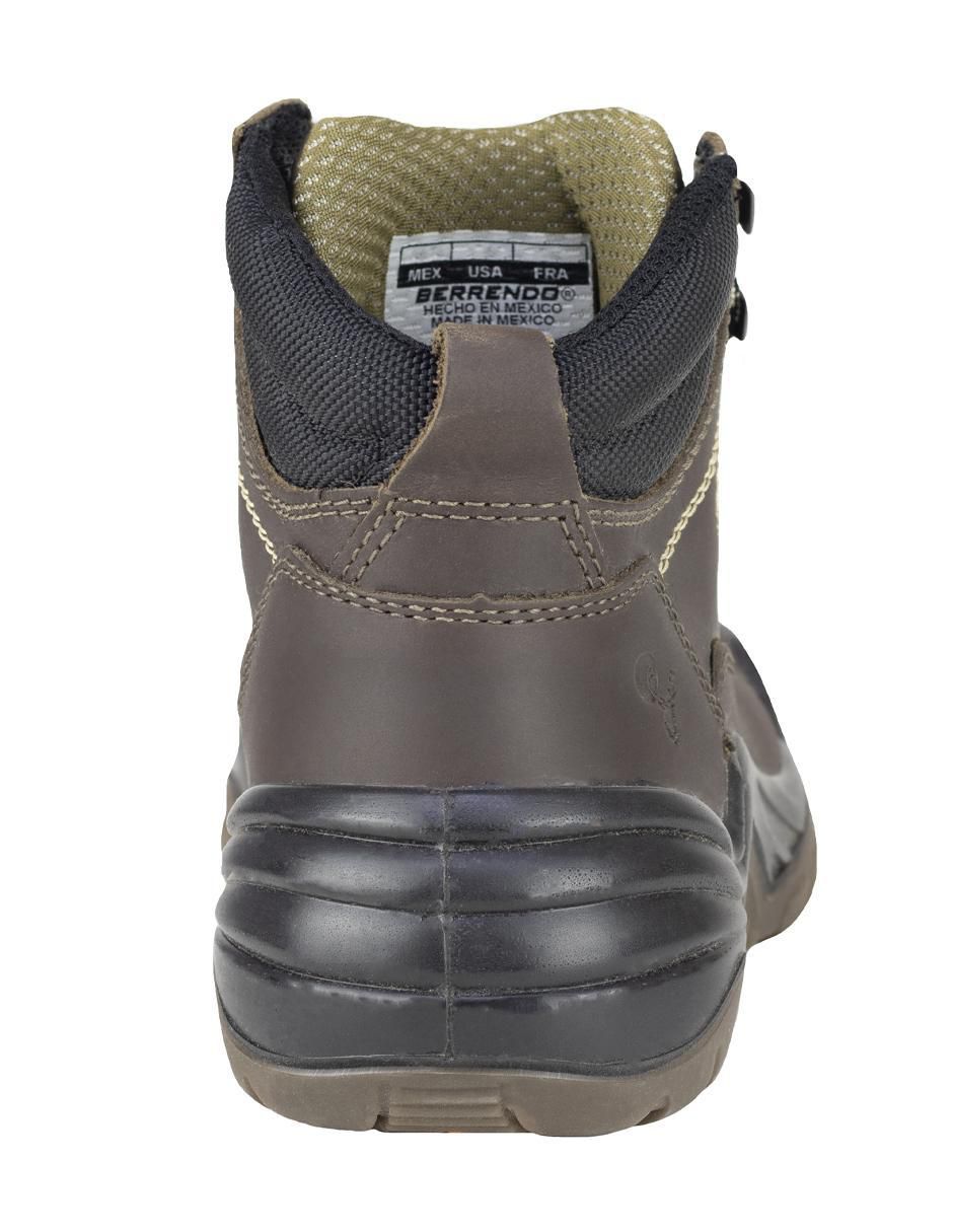 Bota industrial de piel