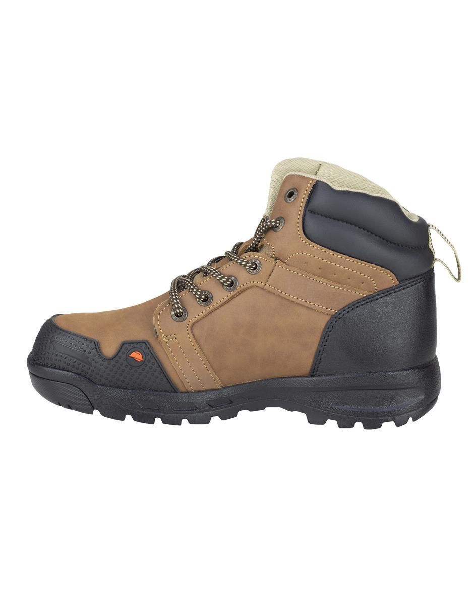 Bota industrial de piel