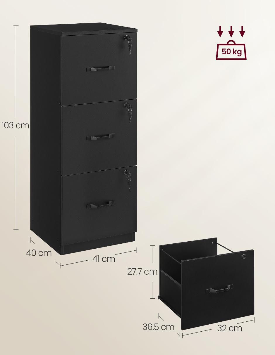 Gabinete armable Karsen de madera 4