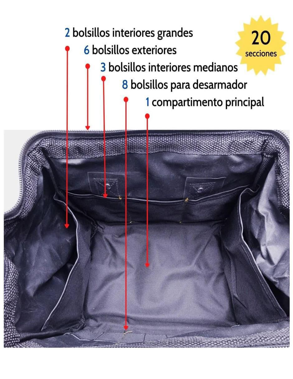 Bolsa portaherramientas multiusos de lona 2