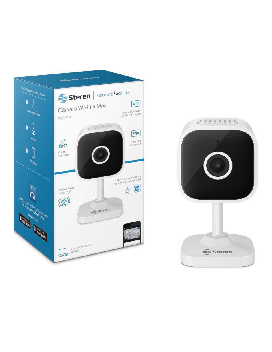 Cámara de seguridad alámbrica Full HD 47° a 100° con capacidad para grabar visión nocturna para interior 5