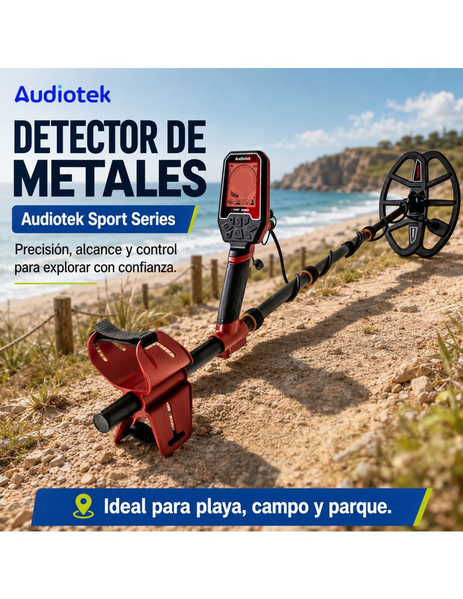 Detector de metales Audiotek