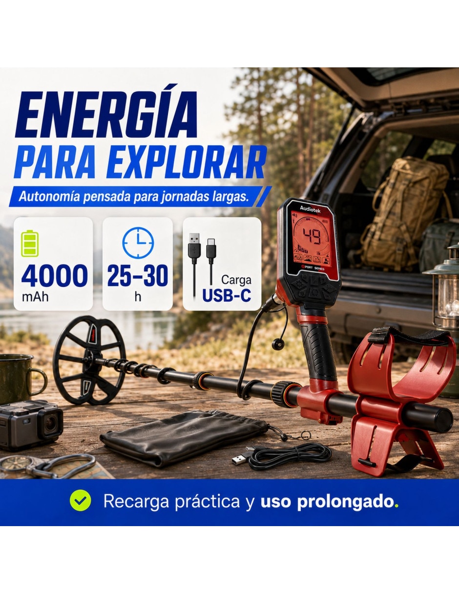 Detector de metales Audiotek