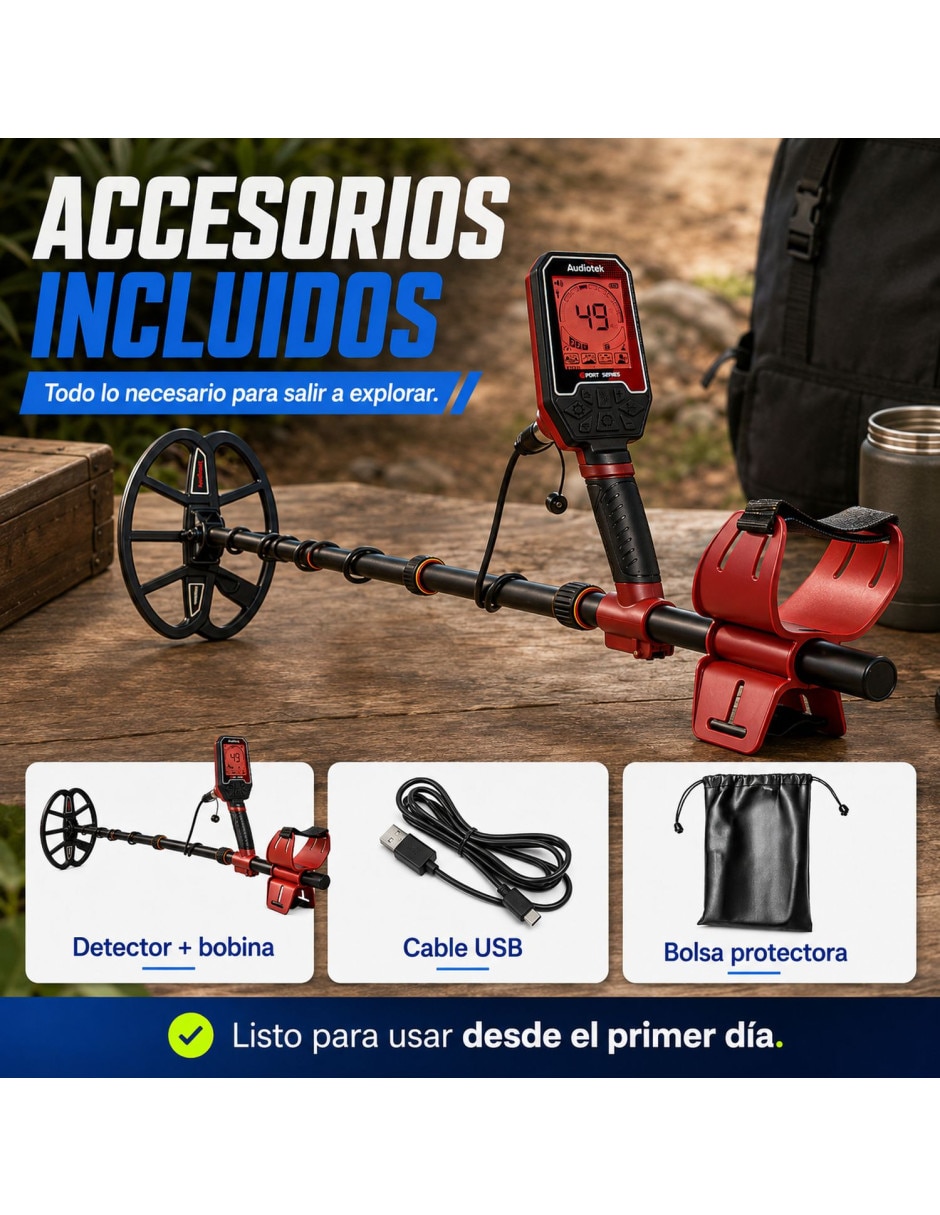 Detector de metales Audiotek