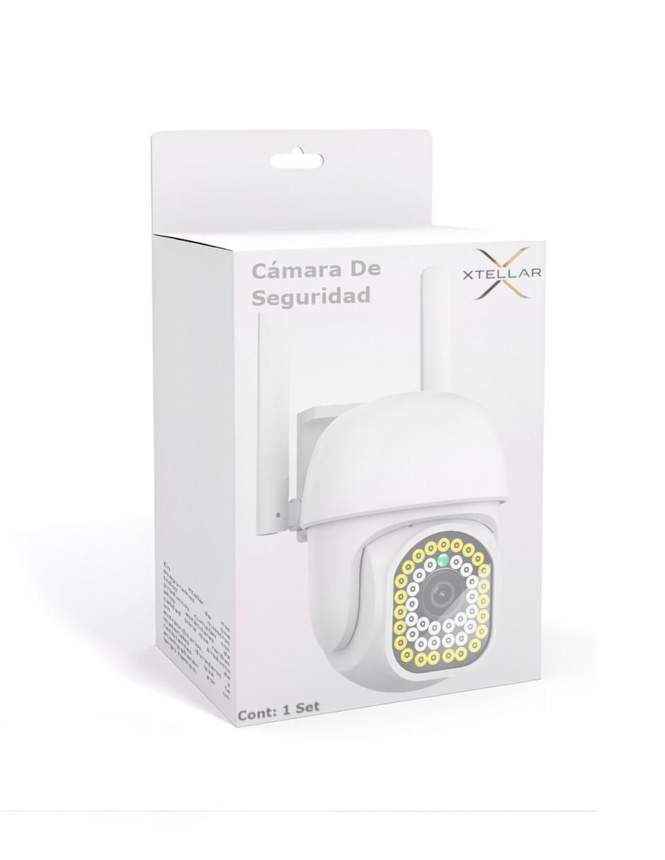 Cámara de seguridad inalámbrica Full HD 360° con capacidad para grabar visión nocturna para interior y exterior 2