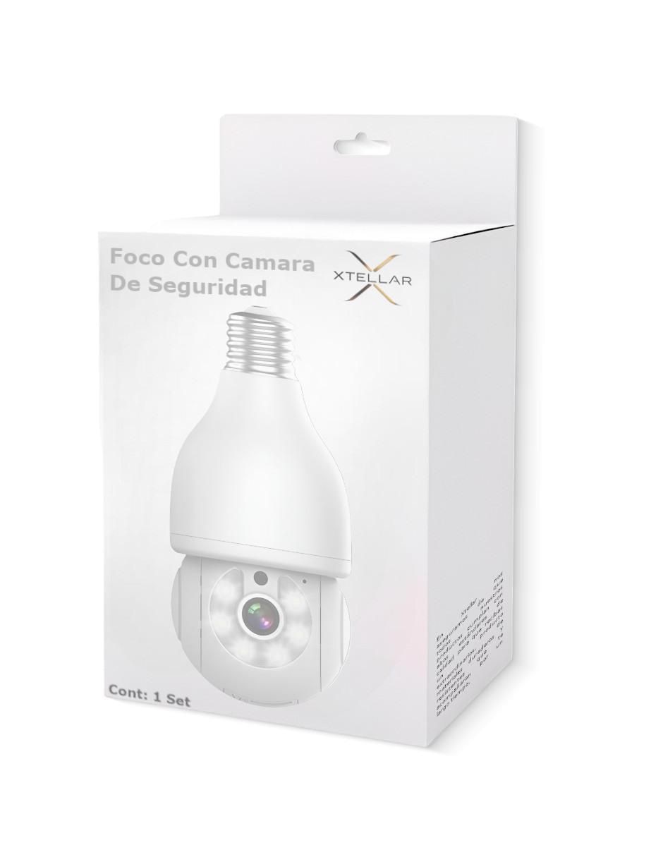 Cámara de seguridad inalámbrica Full HD 360° con capacidad para grabar visión nocturna para interior 2