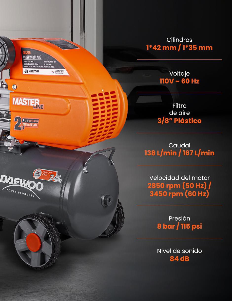 Compresor 24 l 2 hp