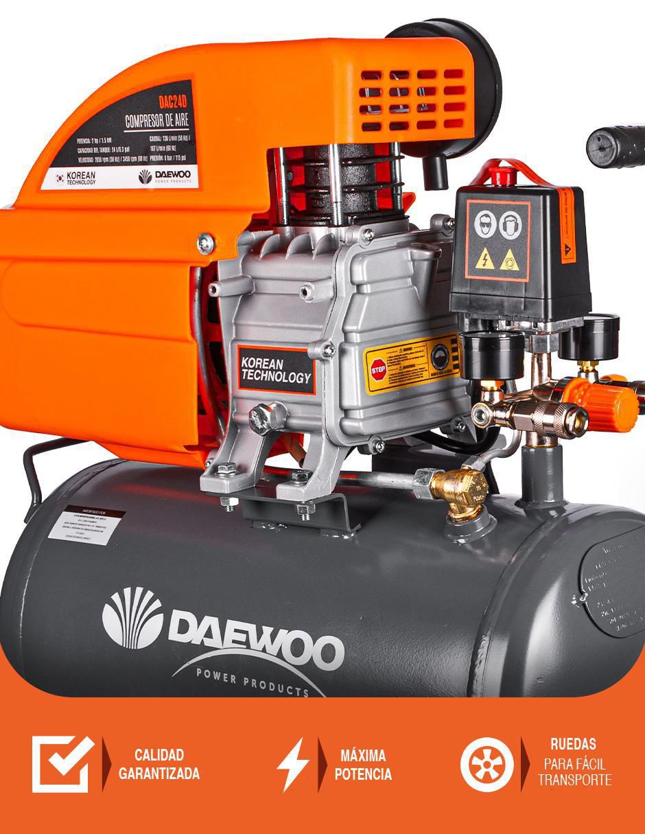 Compresor 24 l 2 hp 8