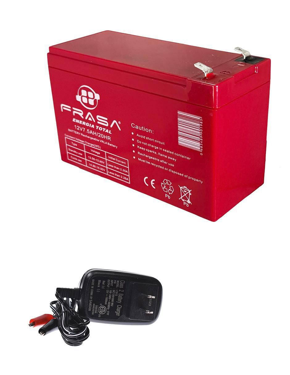 Batería recargable de repuesto Frasa 7000 mAh Batería de repuesto 12V para carritos montables