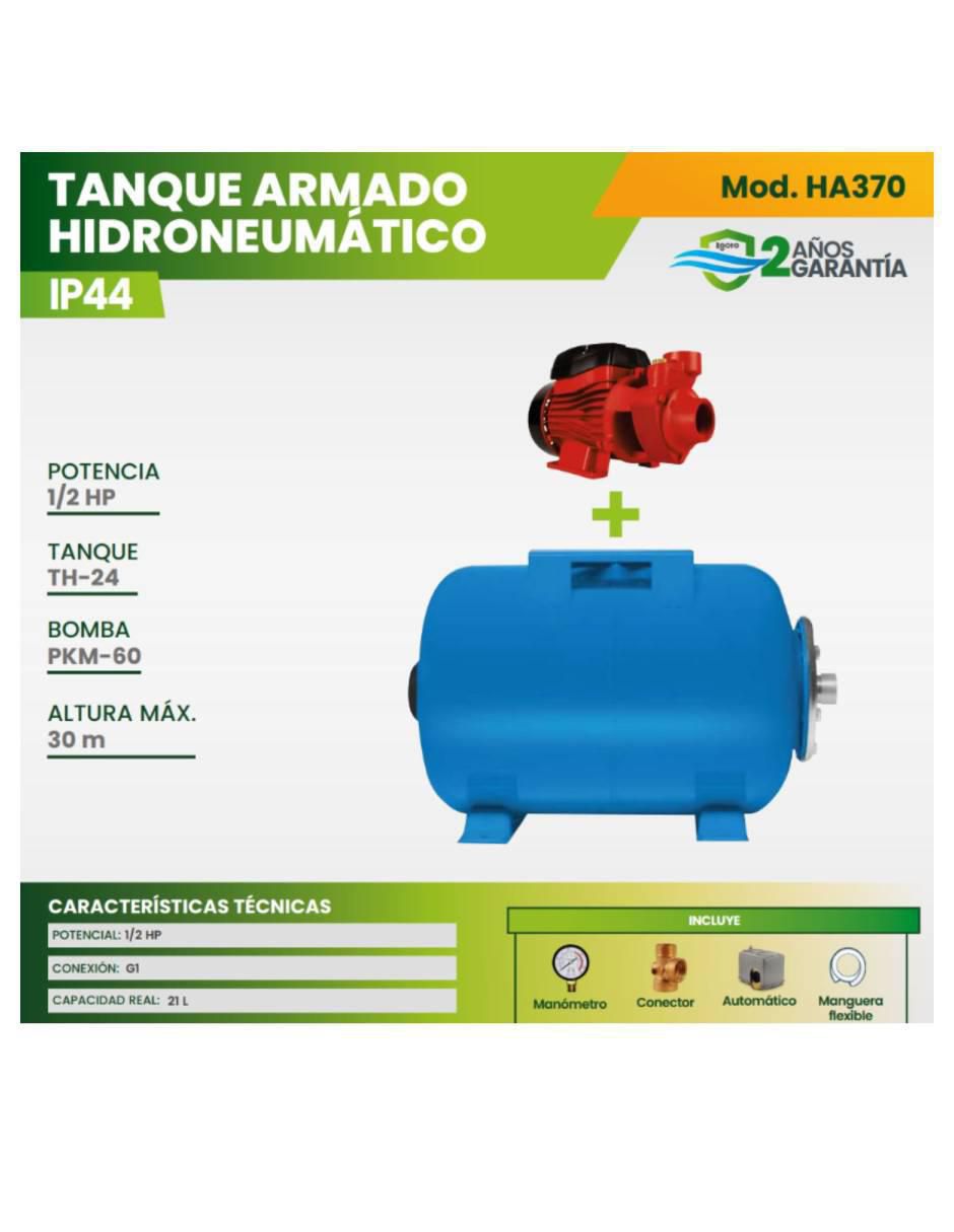 Equipo hidroneumático de 110 V 8