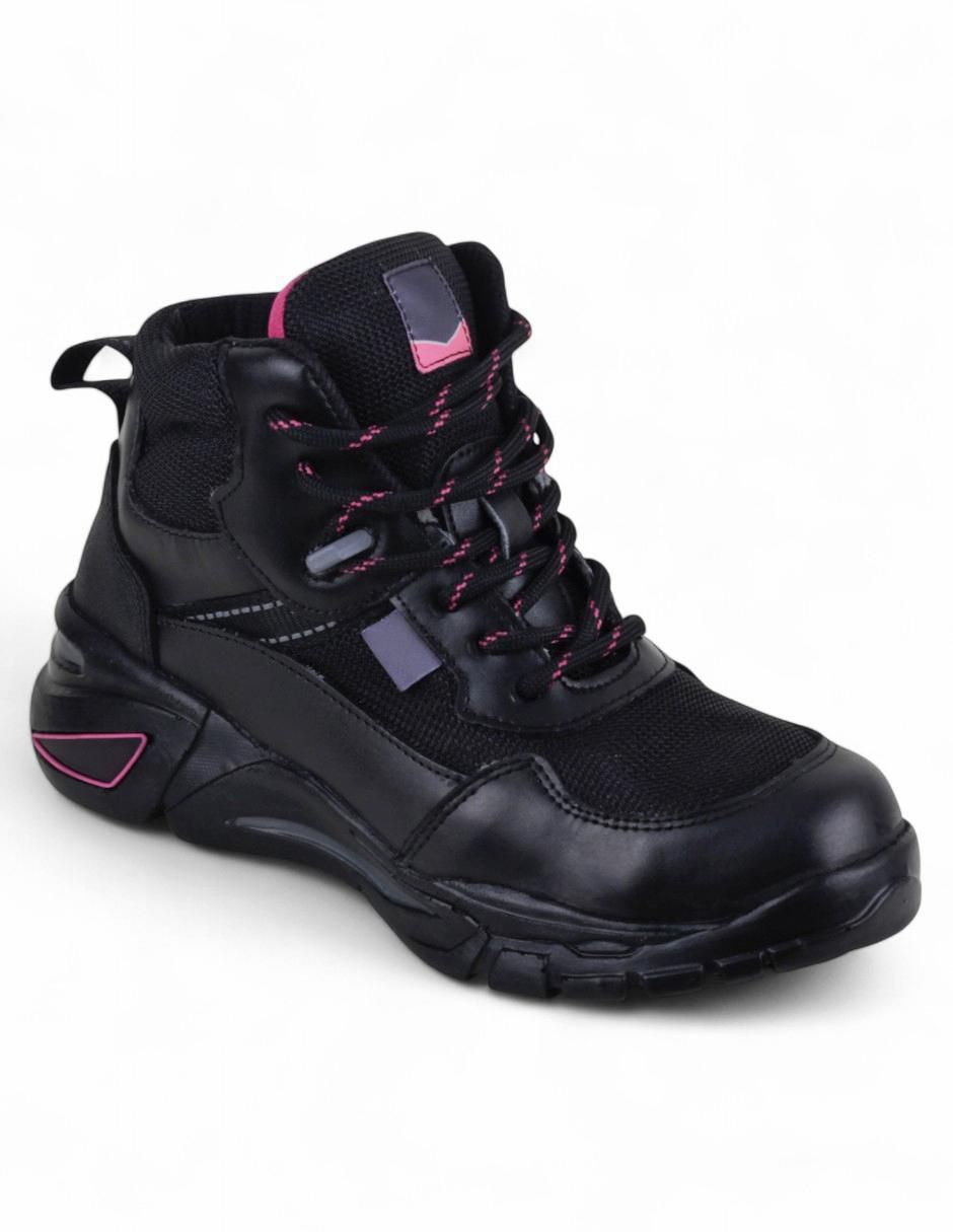 Bota industrial de cuero y piel