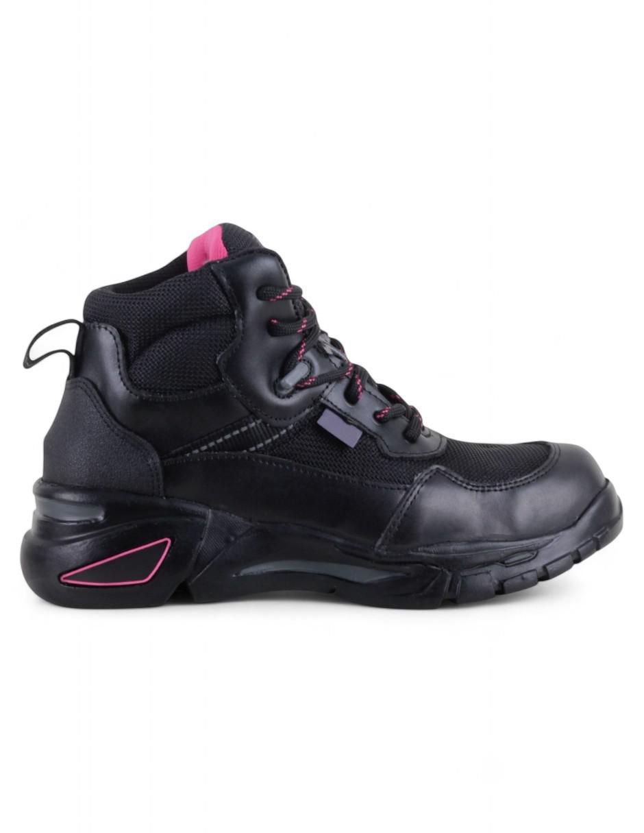 Bota industrial de cuero y piel