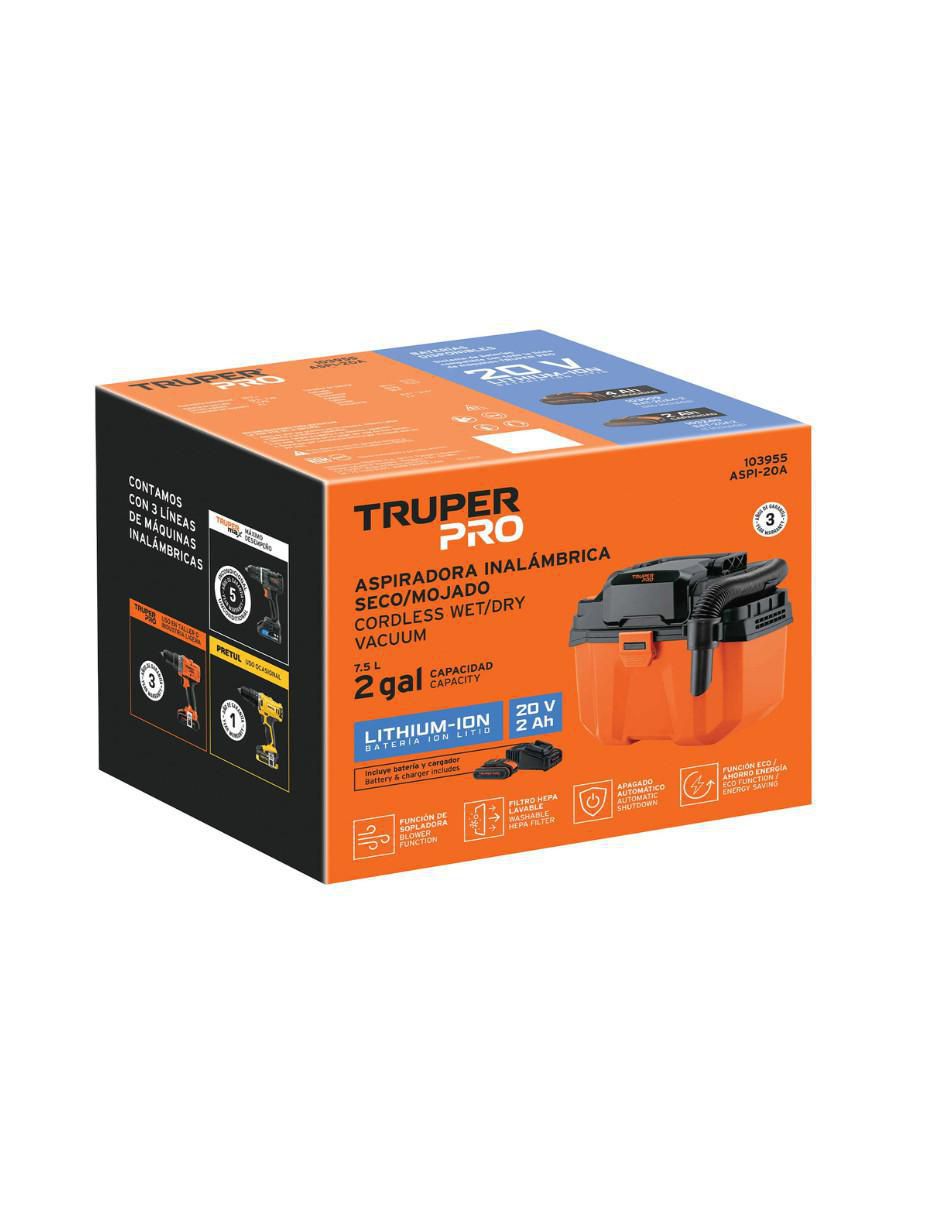 Aspiradora Para Auto ASPI-20A 7.5 litros 2