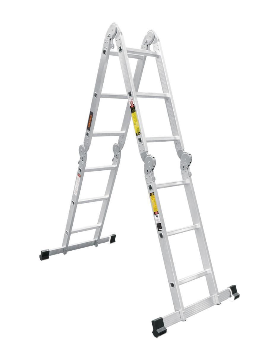 Escalera multipropósito de aluminio
