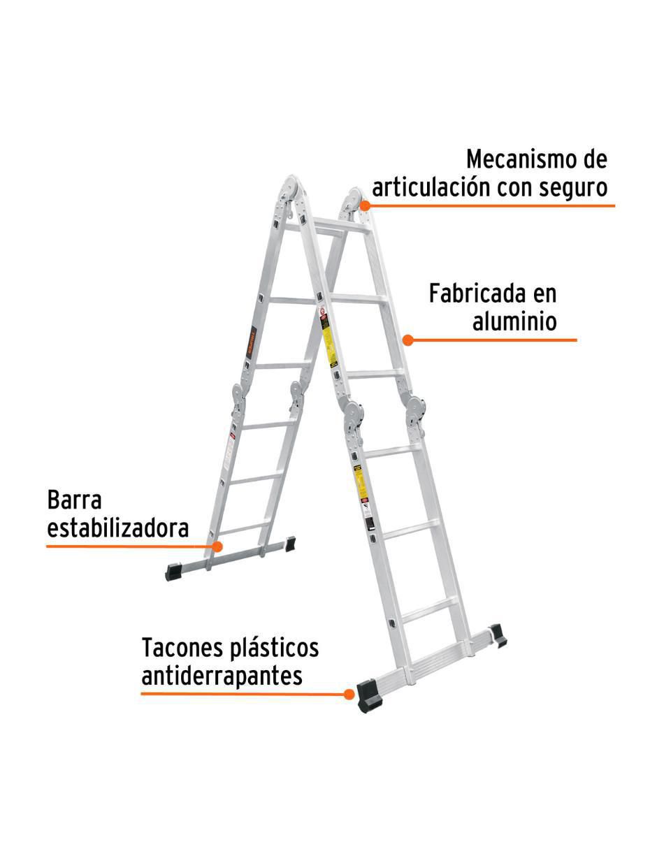 Escalera multipropósito de aluminio