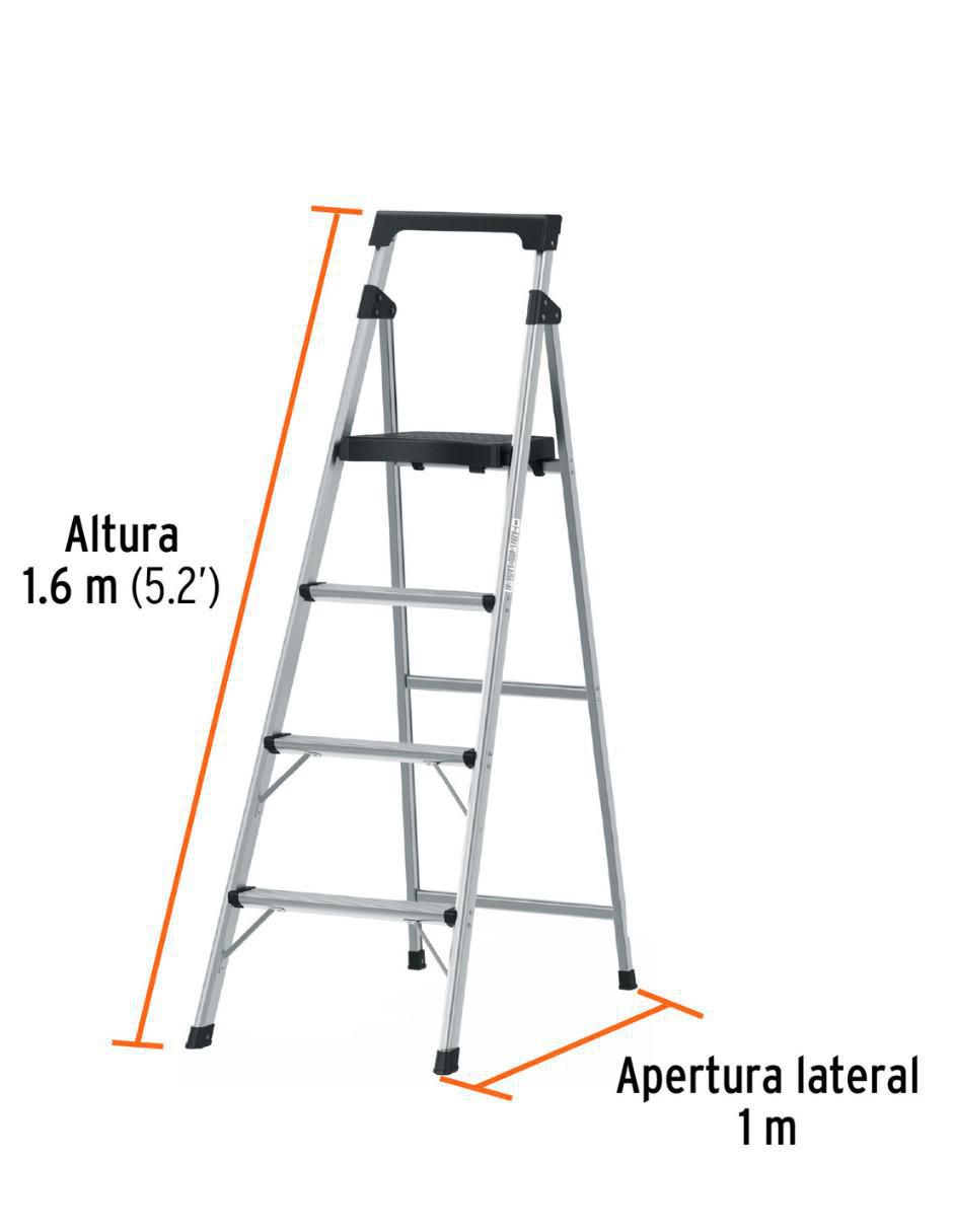 Escalera convertible de aluminio