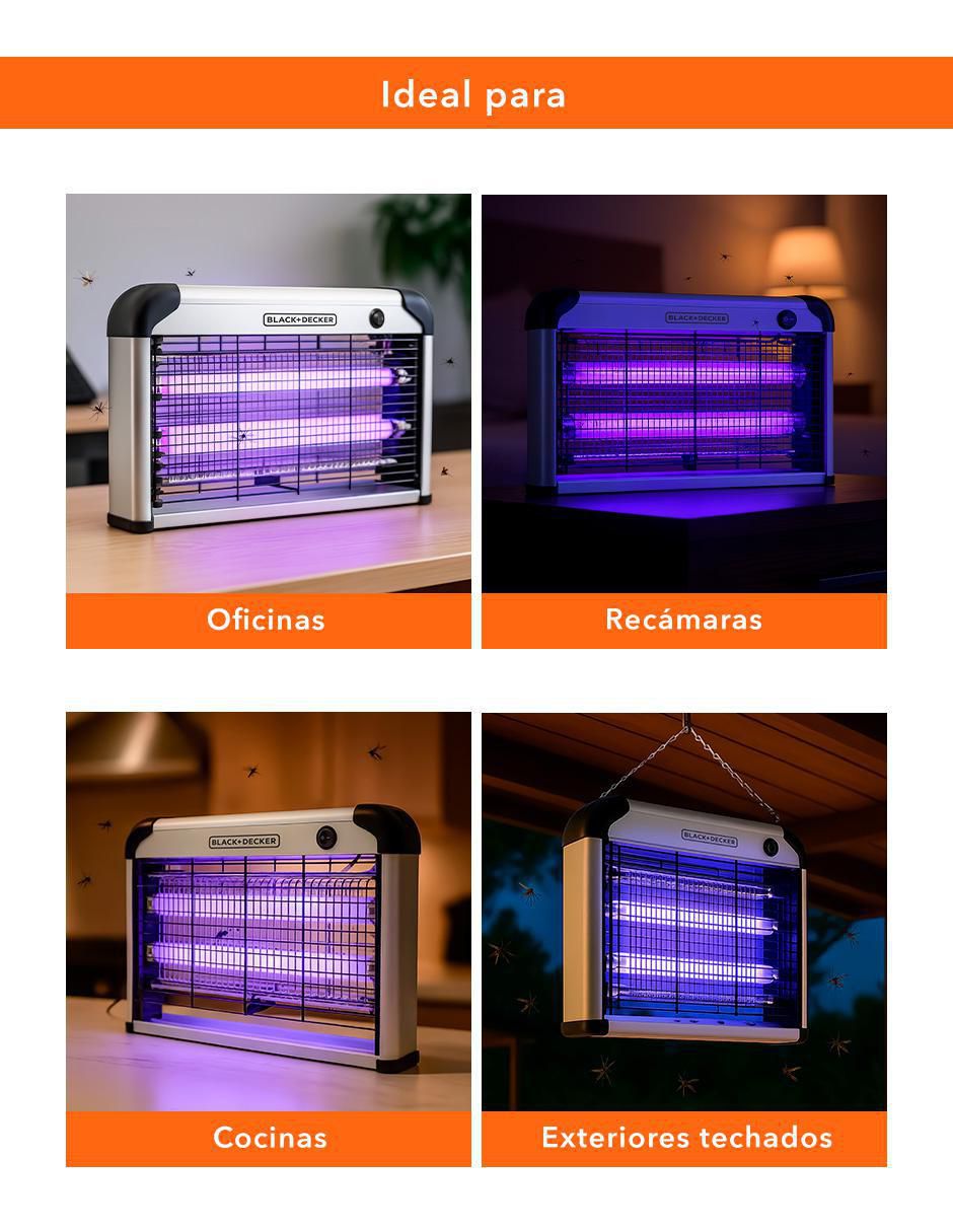 Lámpara led Exterminador 15