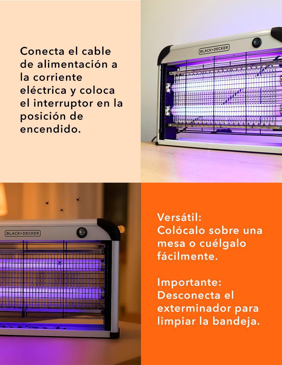 Lámpara led Exterminador 16