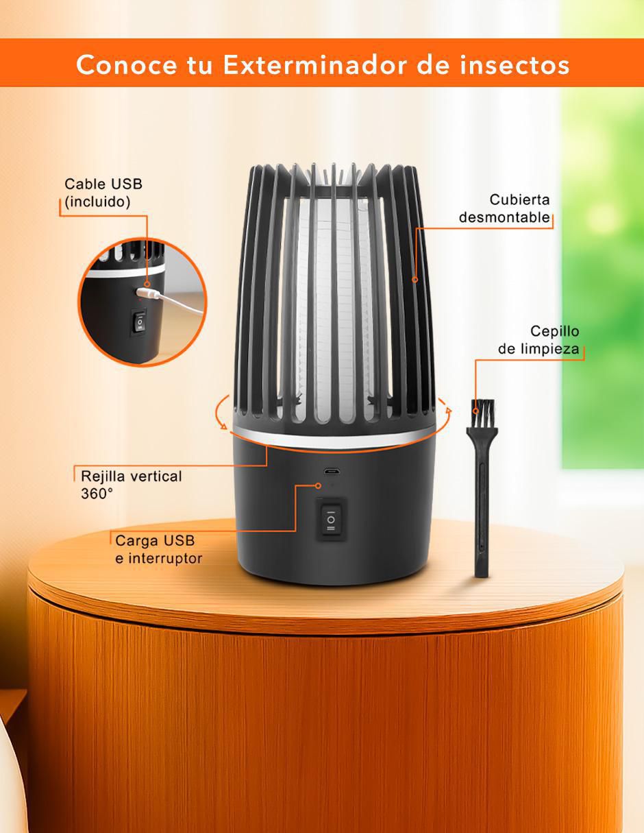 Lámpara LED Exterminador Eléctrico