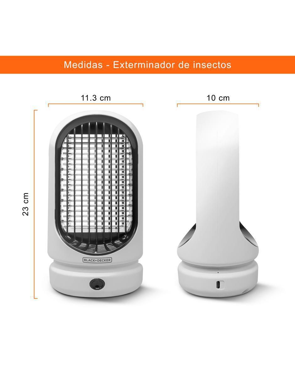 Lámpara mata insectos recargable 8