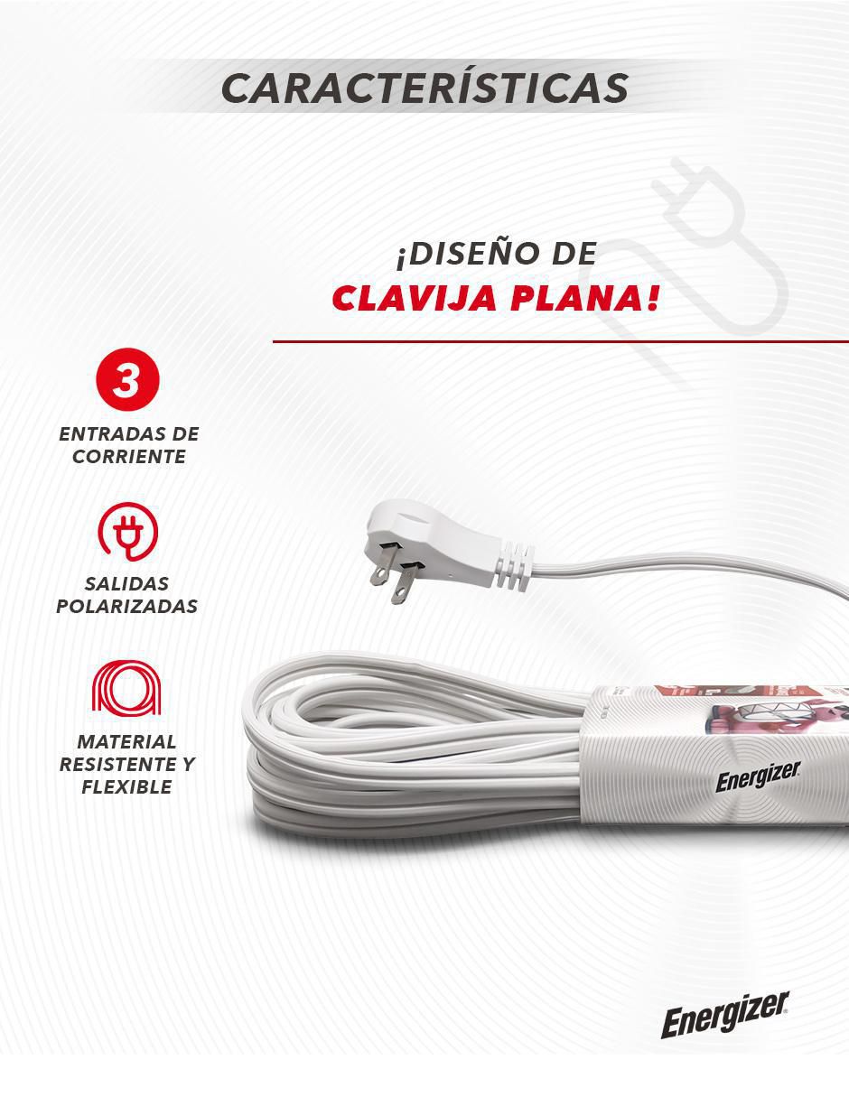 Extensión eléctrica 10 m