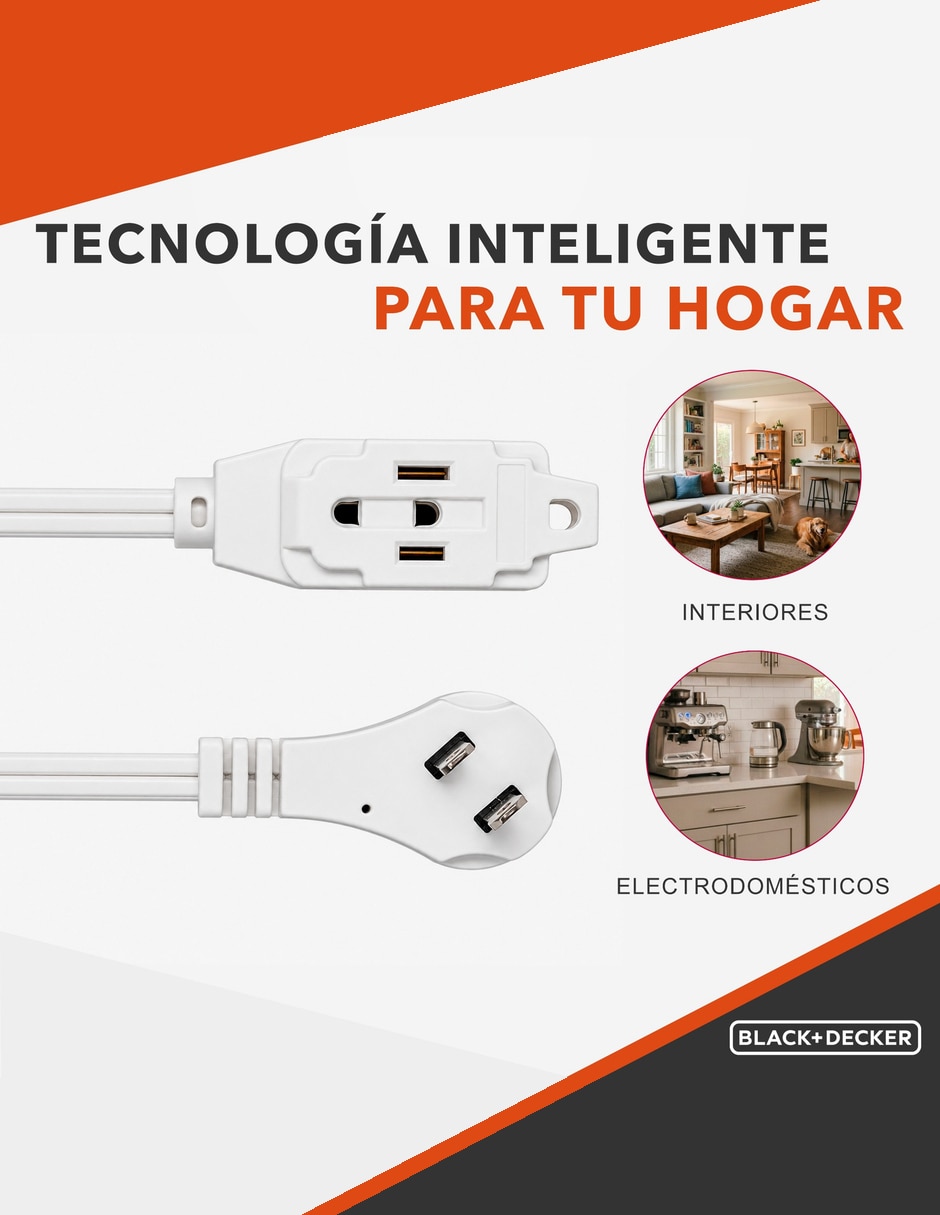 Extensión eléctrica 10 m 2