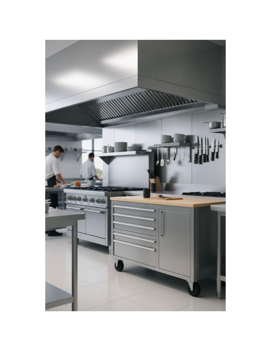 Gabinete armable Thor Kitchen de acero inoxidable