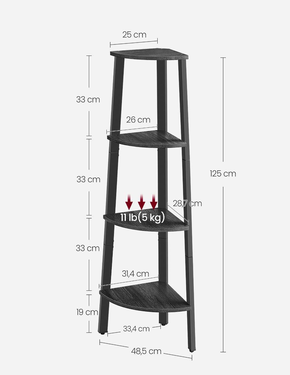 Estante de acero Barnet MLLS034B22 5