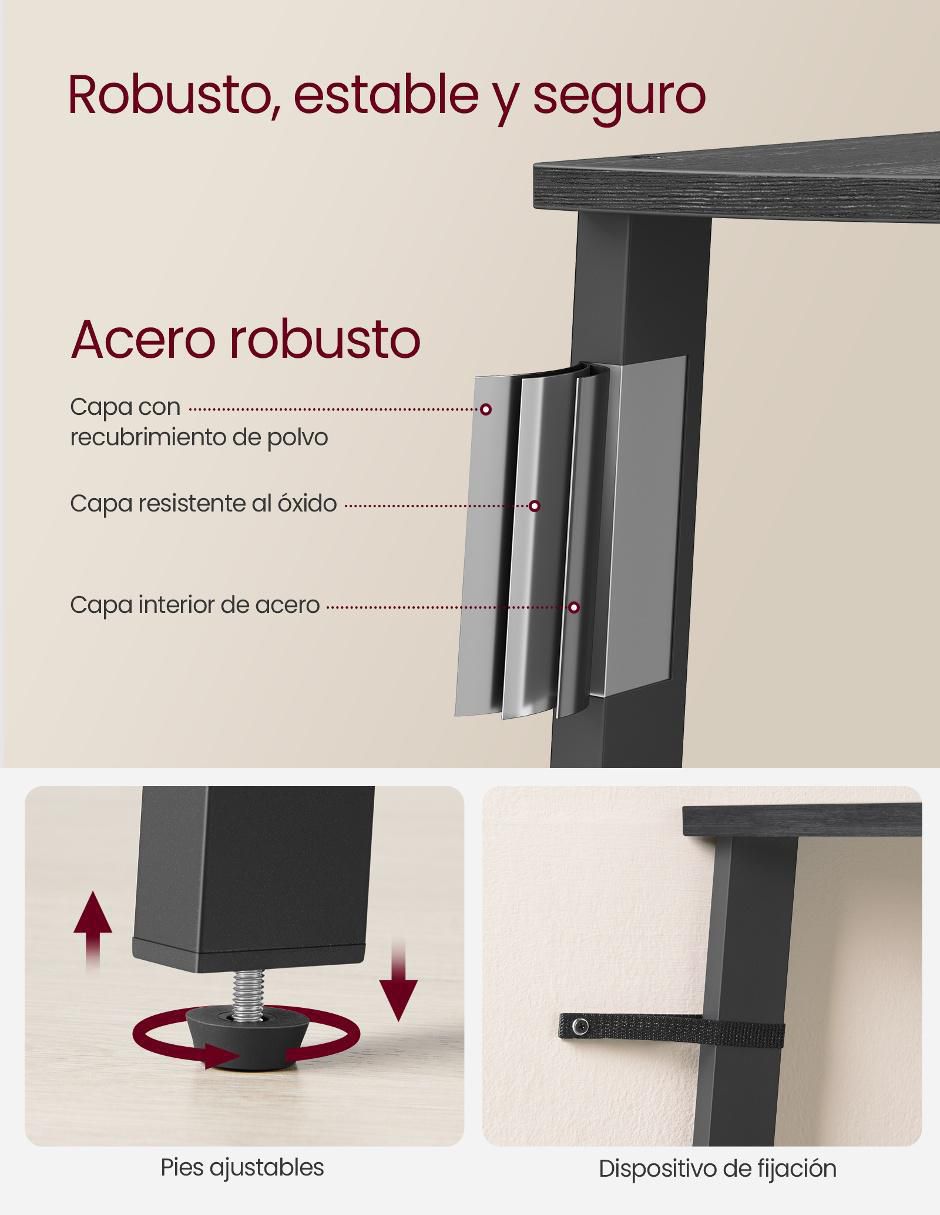 Estante de acero Barnet MLLS034B22 3