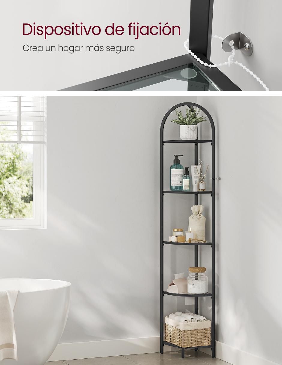Estante de acero esquinero Barnet MLGT810B61 4