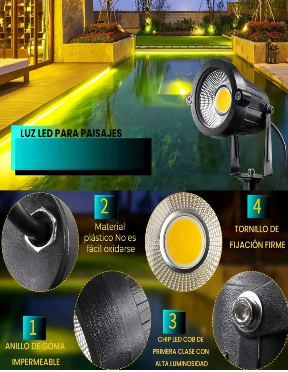 Set lámparas LED 10 piezas 4